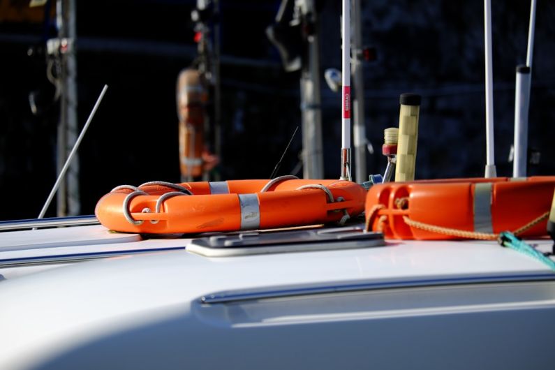 Yachting Gear - two orange survival rings