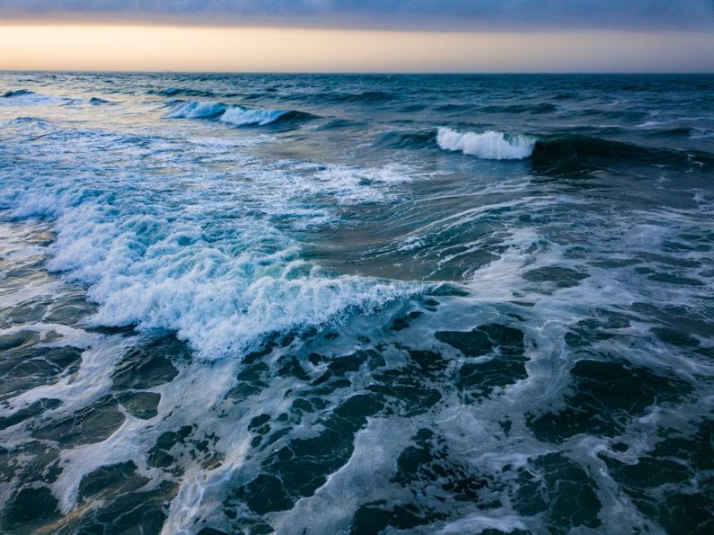 Atlantic Ocean - waves of water